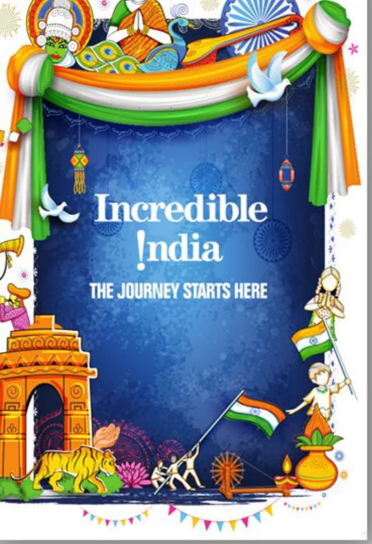 Bosch German Day Poster: “Incredible India — the journey starts here”