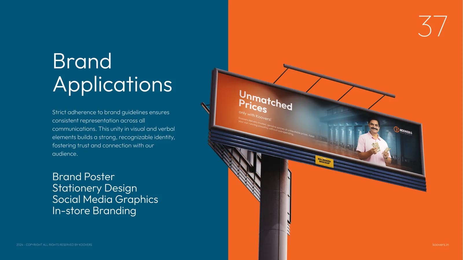 Brand Guidelines application: Outdoor