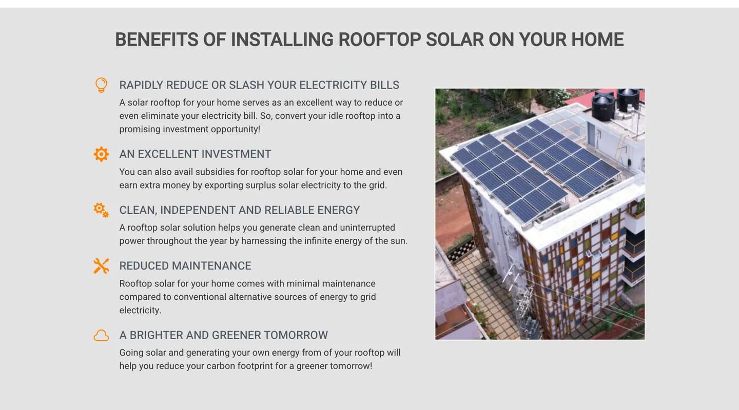 Residential Rooftop Solar page — Why rooftop solar