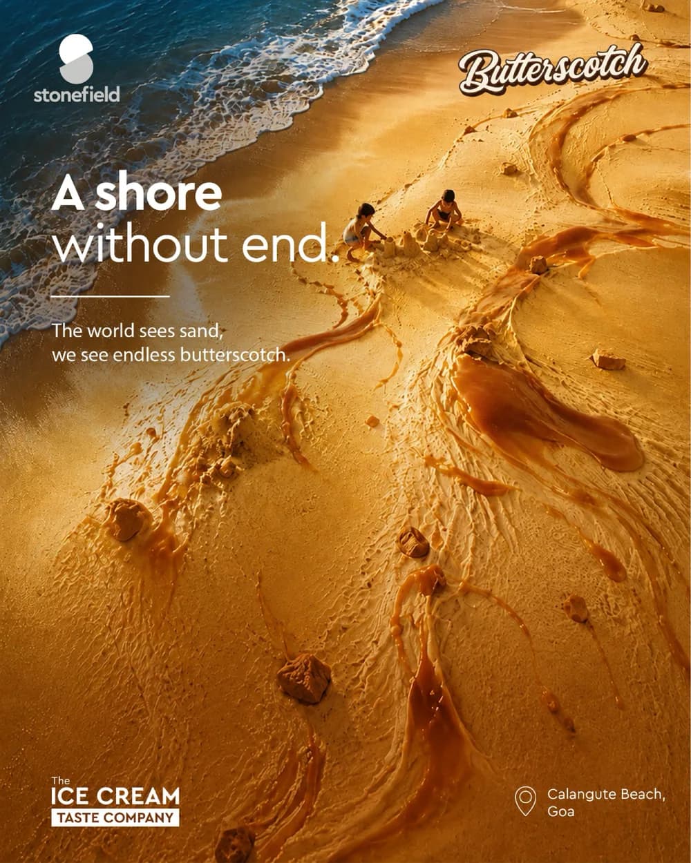 Slide 2 of 5: Butterscotch · Calangute Beach, Goa