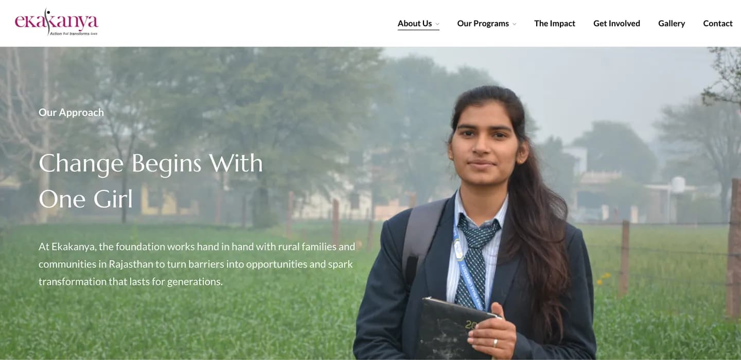 The Our Approach page on ekakanya.org
