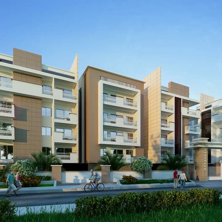 Mahaveer Meridian, a completed project