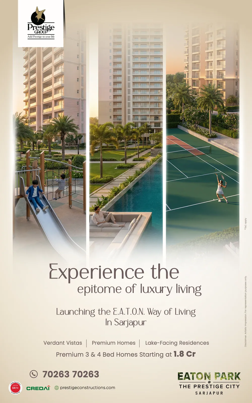 تصميم إبداعي من Prestige Group — eaton launch 1